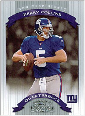 NFL 2002 Donruss Classics - No 26 - Kerry Collins