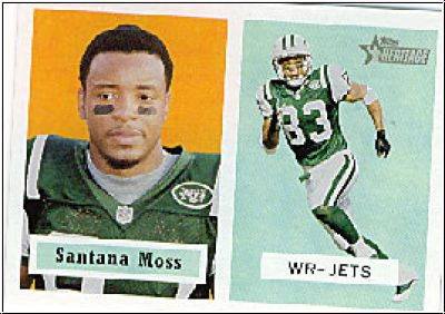 NFL 2002 Topps Heritage - No 40 - Santana Moss