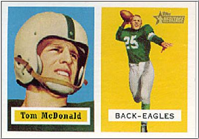 NFL 2002 Topps Heritage 1957 Reprints - No 124 - Tom McDonald