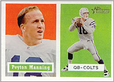 NFL 2002 Topps Heritage - No 86 - Peyton Manning