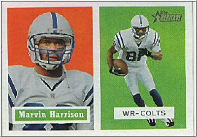 NFL 2002 Topps Heritage - No 152 - Marvin Harrison