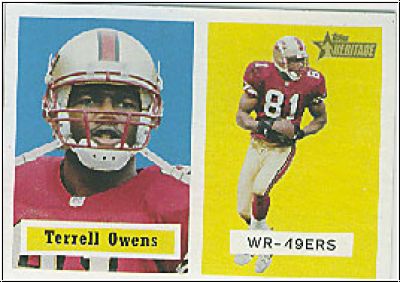 NFL 2002 Topps Heritage - No. 48 - Terrell Owens