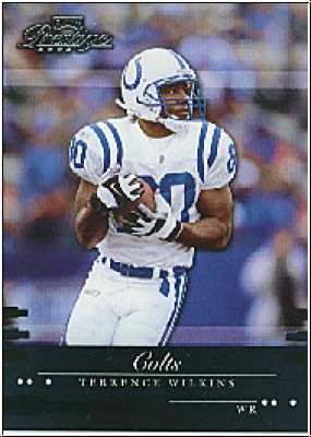 NFL 2002 Playoff Prestige - No 62 - Terrence Wilkins