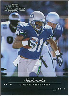 NFL 2002 Playoff Prestige - No. 130 - Koren Robinson