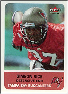 NFL 2002 Fleer Tradition Tiffany - No 111 - Simeon Rice