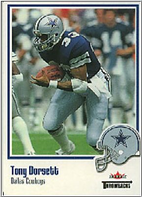 NFL 2002 Fleer Throwbacks - No 4 - Tony Dorsett