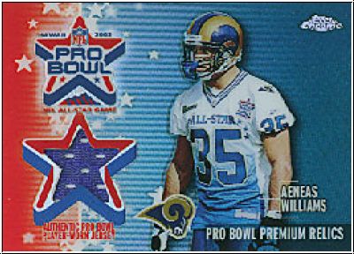 NFL 2002 Topps Chrome Pro Bowl Jerseys - No PP-AW - Williams