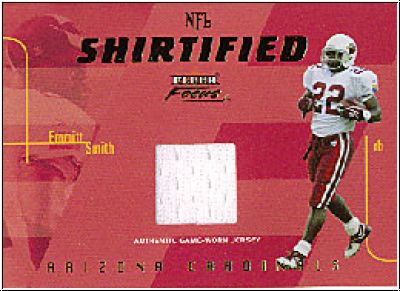NFL 2003 Fleer Focus Shirtified Jerseys 175 - No NS-ES - Smith
