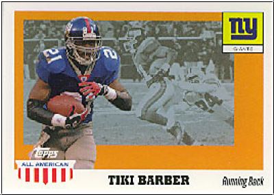 NFL 2003 Topps All American - No 2 - Tiki Barber