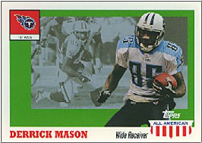 NFL 2003 Topps All American - No. 59 - Derrick Mason