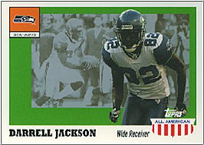 NFL 2003 Topps All American - No. 58 - Darrell Jackson