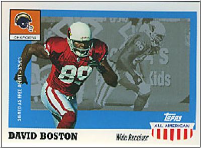 NFL 2003 Topps All American - No 14 - David Boston