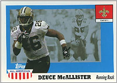 NFL 2003 Topps All American - No. 56 - Deuce McAllister