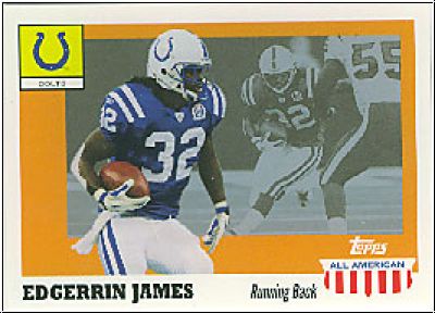 NFL 2003 Topps All American - No 70 - Edgerring James