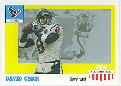 NFL 2003 Topps All American - No 28 - David Carr