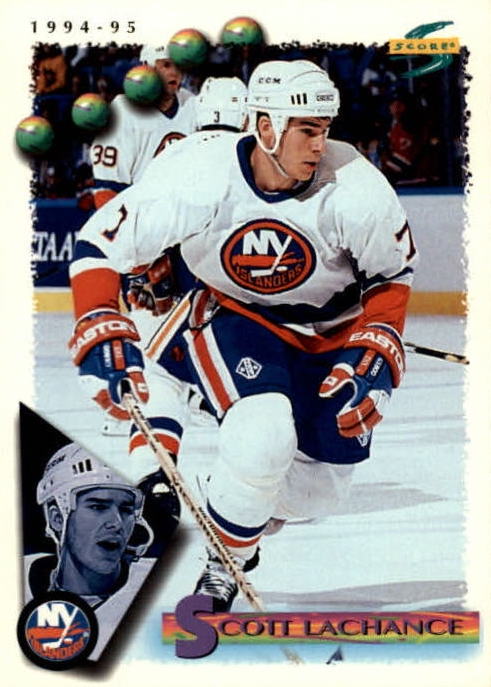 NHL 1994 / 95 Score - No 195 - Scott Lachance