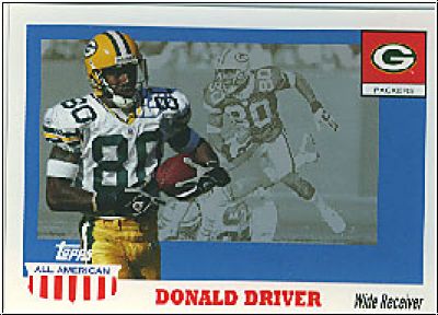 NFL 2003 Topps All American - No. 65 - Donald Driver