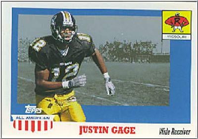 NFL 2003 Topps All American - No 104 - Justin Gage