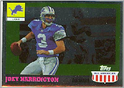 NFL 2003 Topps All American Foil - No 25 - Joey Harrington