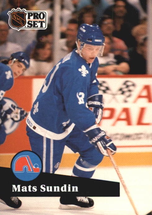 NHL 1991-92 ProSet French - No 197 - Mats Sundin