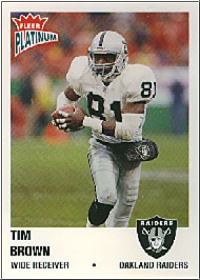 NFL 2003 Fleer Platinum - No 105 - Tim Brown