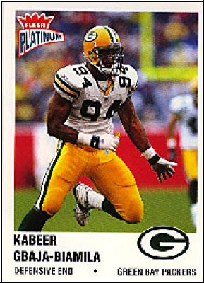 NFL 2003 Fleer Platinum - No 24 - Kabeer Gbaja-Biamila