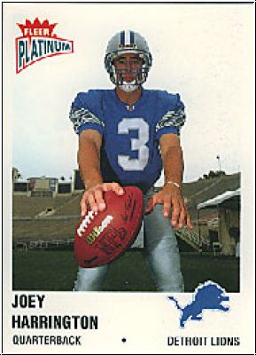 NFL 2003 Fleer Platinum - No 63 - Joey Harrington