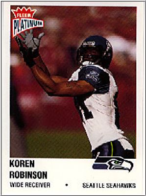 NFL 2003 Fleer Platinum - No 150 - Koren Robinson