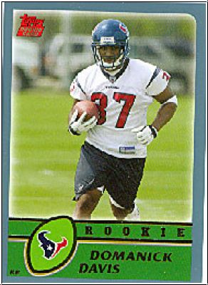 NFL 2003 Topps - No. 369 - Domanick Davis