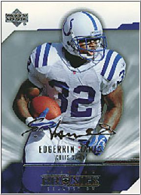 NFL 2004 UD Diamond Pro Sigs - No. 38 - Edgerrin James