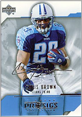 NFL 2004 UD Diamond Pro Sigs - No 87 - Chris Brown