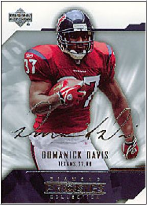 NFL 2004 UD Diamond Pro Sigs - No. 35 - Domanick Davis