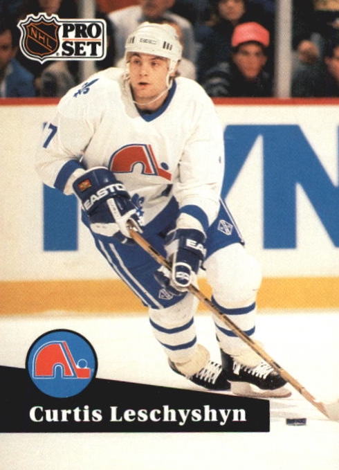 NHL 1991-92 ProSet French - No 198 - Curtis Leschyshyn