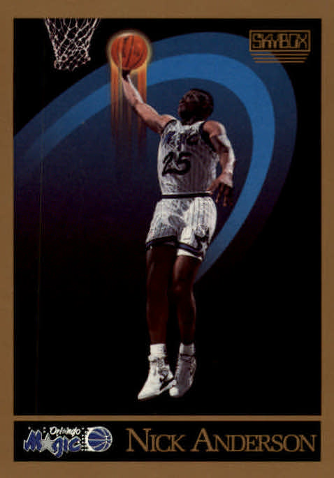 NBA 1990-91 SkyBox - No 199 - Nick Anderson