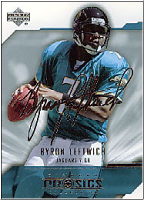 NFL 2004 UD Diamond Pro Sigs - No 40 - Byron Leftwich