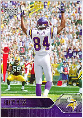 NFL 2004 Upper Deck - No 110 - Randy Moss