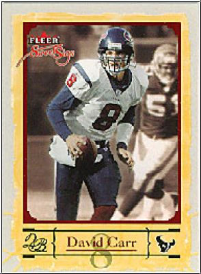 NFL 2004 Fleer Sweet Sigs - No 41 - David Carr