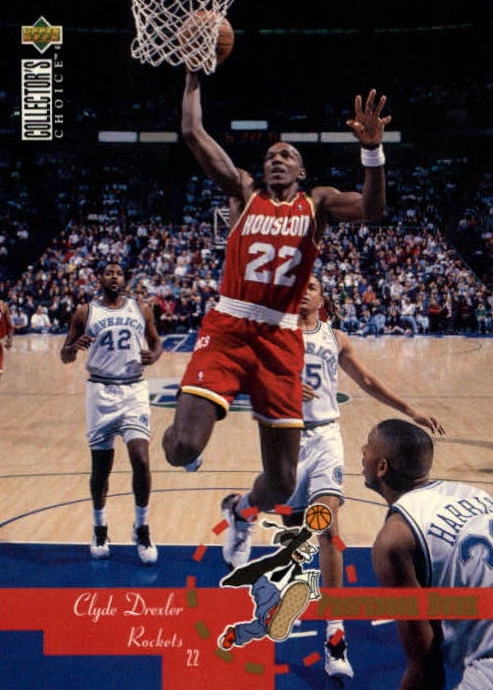 NBA 1995-96 Collector's Choice - No 199 - Clyde Drexler