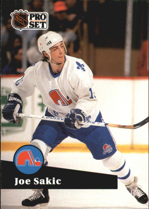 NHL 1991-92 ProSet French - No 199 - Joe Sakic