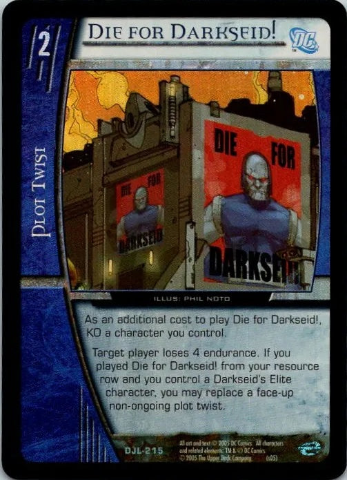 Div VS SYSTEM DC 2005 Justice League Of America - No DJL-215 - Die for Darkseid