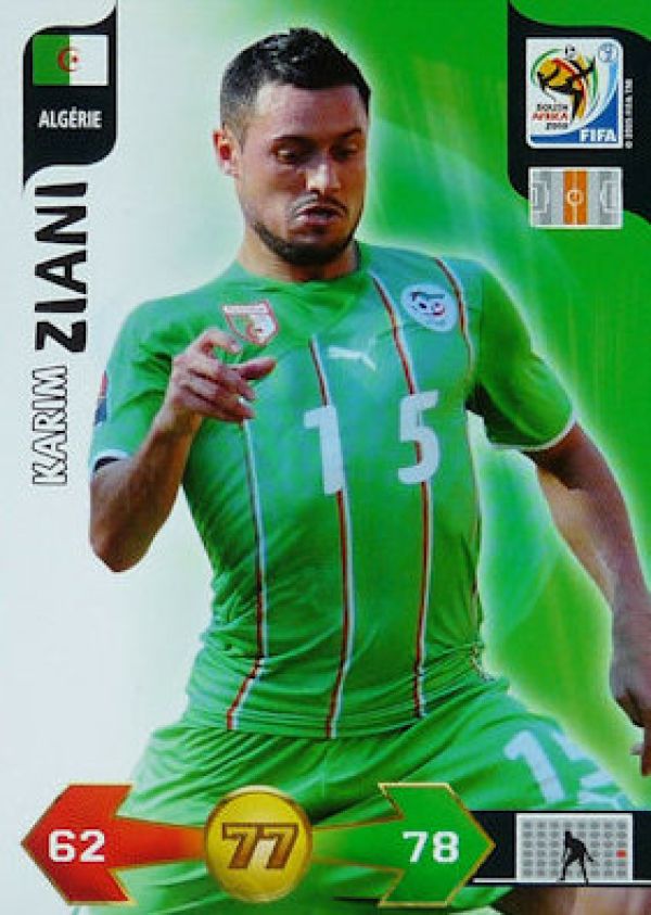 Fussball 2010 Panini Adrenalyn XL FIFA World Cup Südafrika - No 2 - Karim Ziani