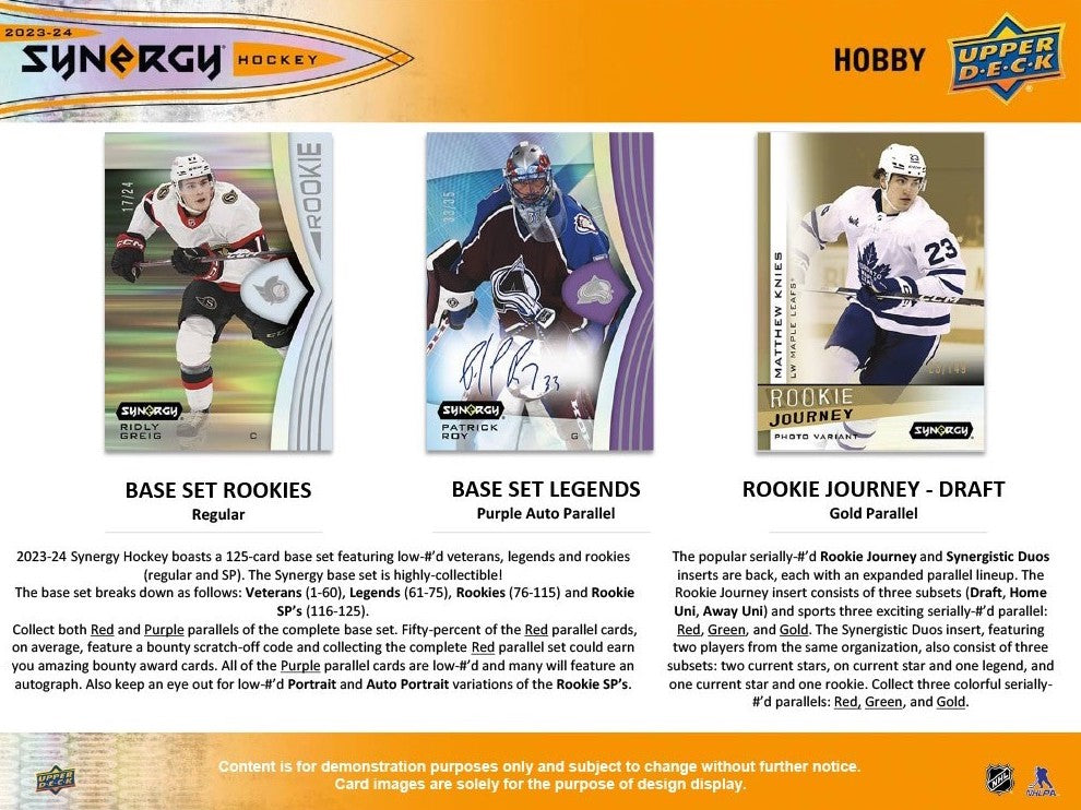 NHL 2023-24 Upper Deck Synergy Hobby - Box