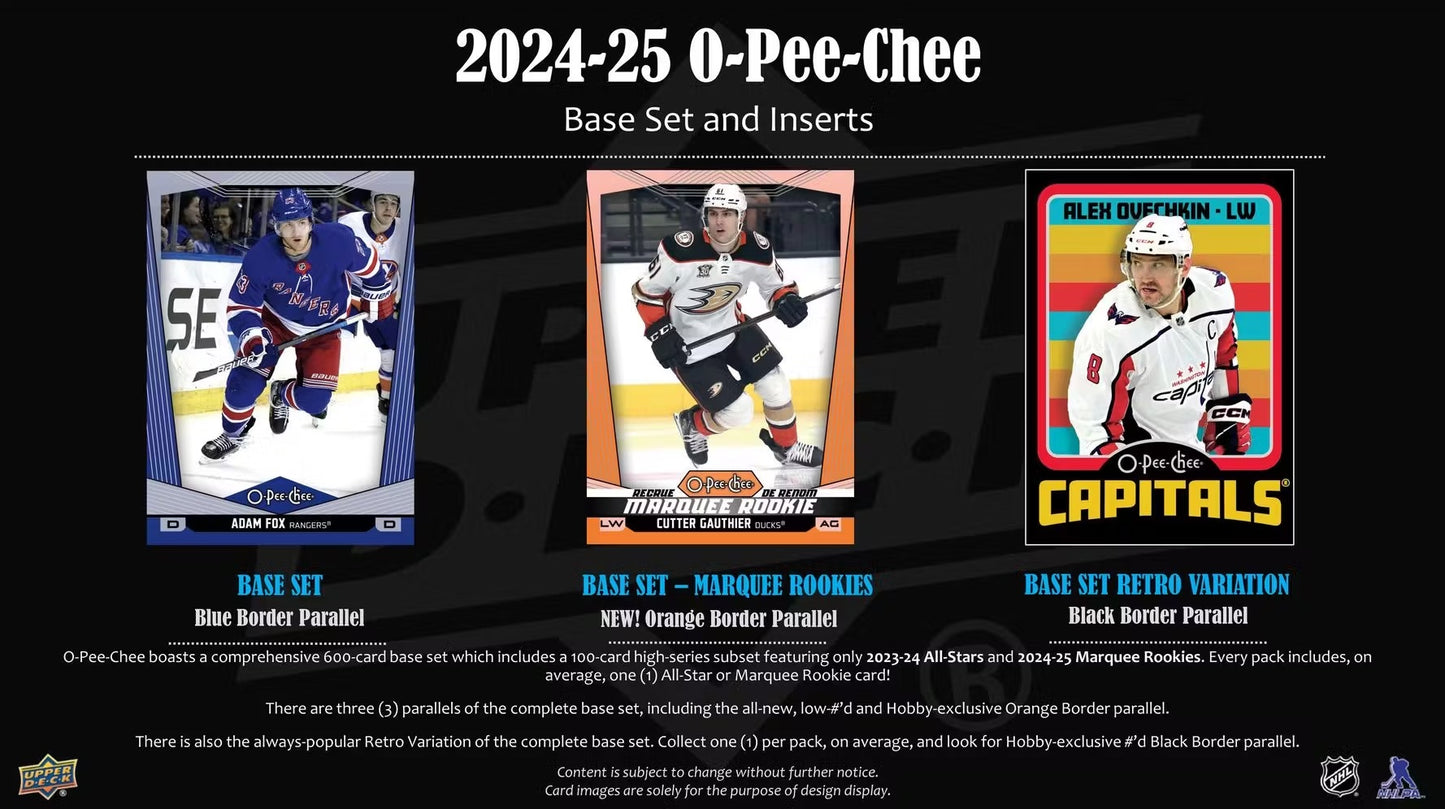 NHL 2024-25 O-Pee-Chee Hobby - Box