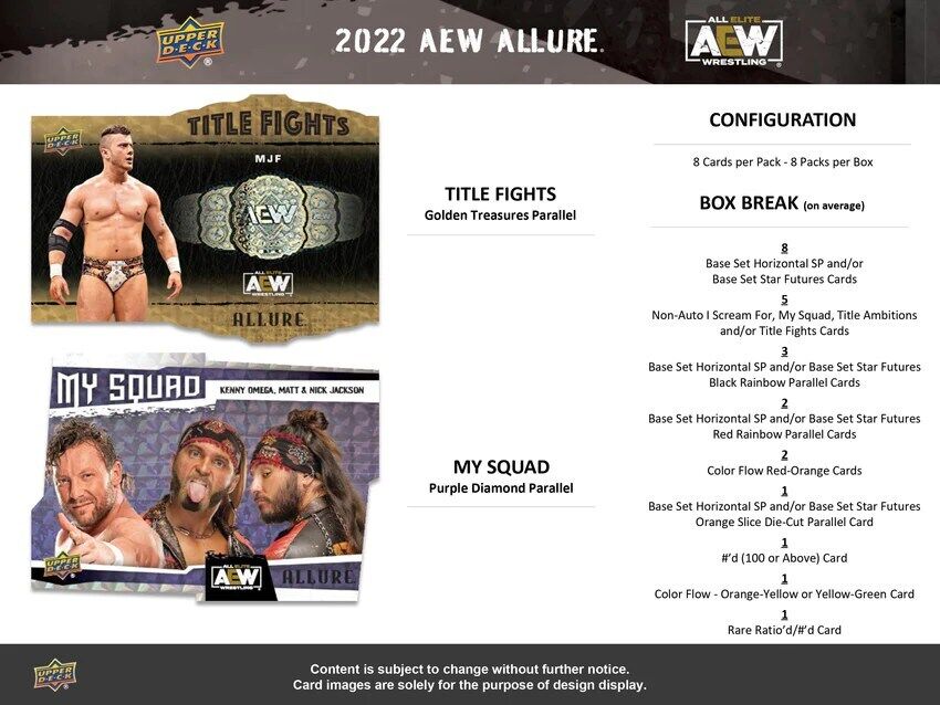 Wrestling 2022 All Elite Wrestling Allure Hobby - Box