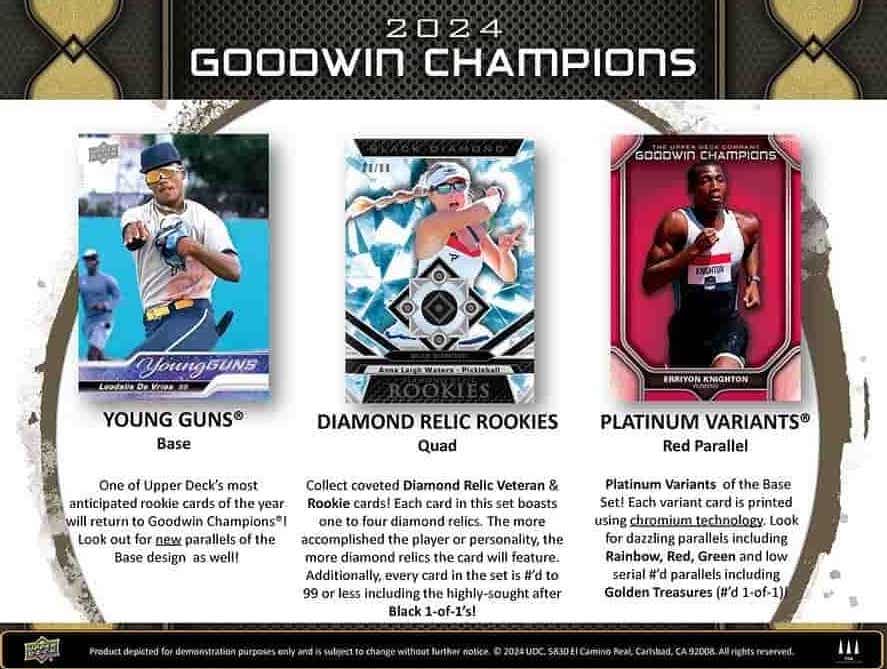 M 2024 Upper Deck Goodwin Champions - Hobby Box
