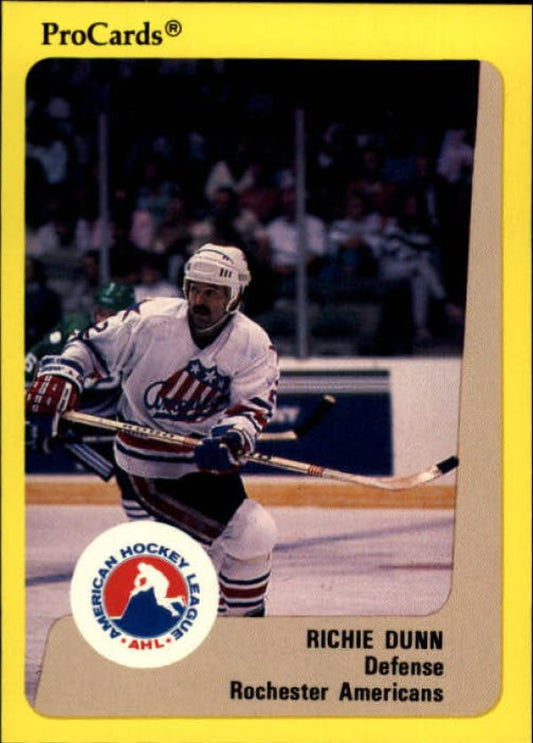 NHL 1989-90 ProCards AHL - No 259 - Richie Dunn