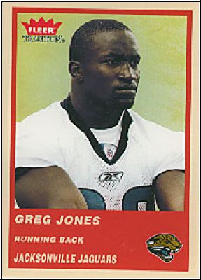 NFL 2004 Fleer Tradition - No. 345 - Greg Jones