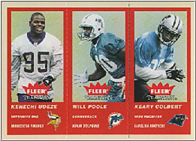 NFL 2004 Fleer Tradition - No 354 - Udeze / Poole / Colbert