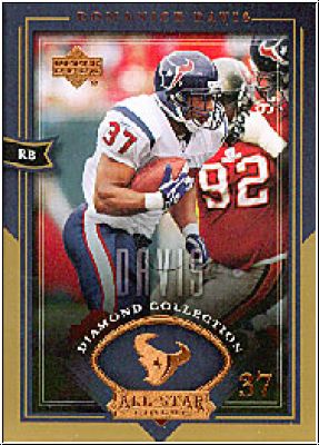 NFL 2004 UD Diamond All-Star - No 58 - Domanick Davis