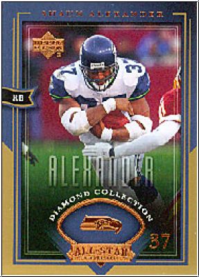 NFL 2004 UD Diamond All-Star - No 17 - Shaun Alexander